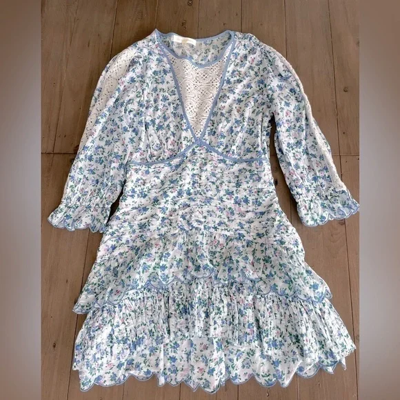 LoveShackFancy Marquise Foral Dress